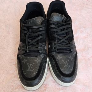 Louis Vuitton LV Trainer Sneaker Monogram Eclipse Black